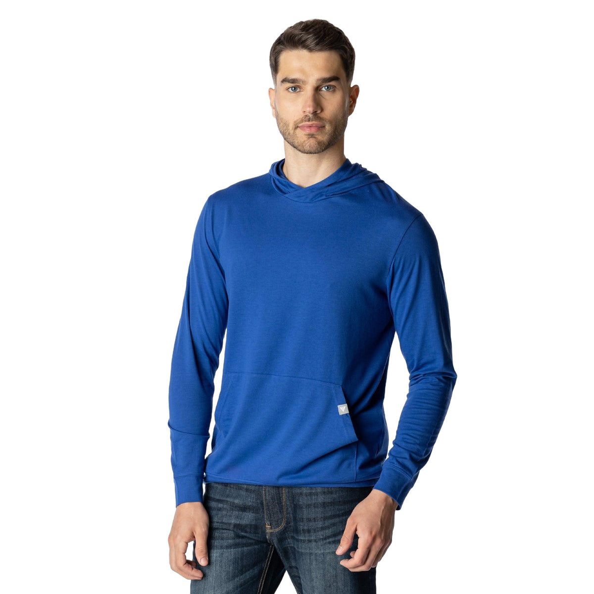 Levelwear Relay T-Shirt Hoodie - Mens - Team Royal