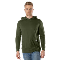 Levelwear Relay T-Shirt Hoodie - Mens - Delta Green