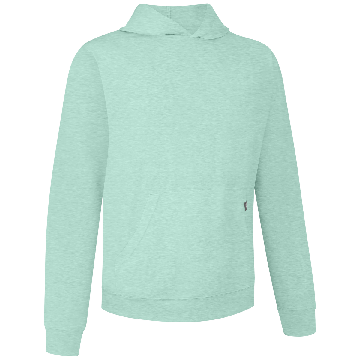 Levelwear Relay T-Shirt Hoodie - Mens - Heather Aloe Mist