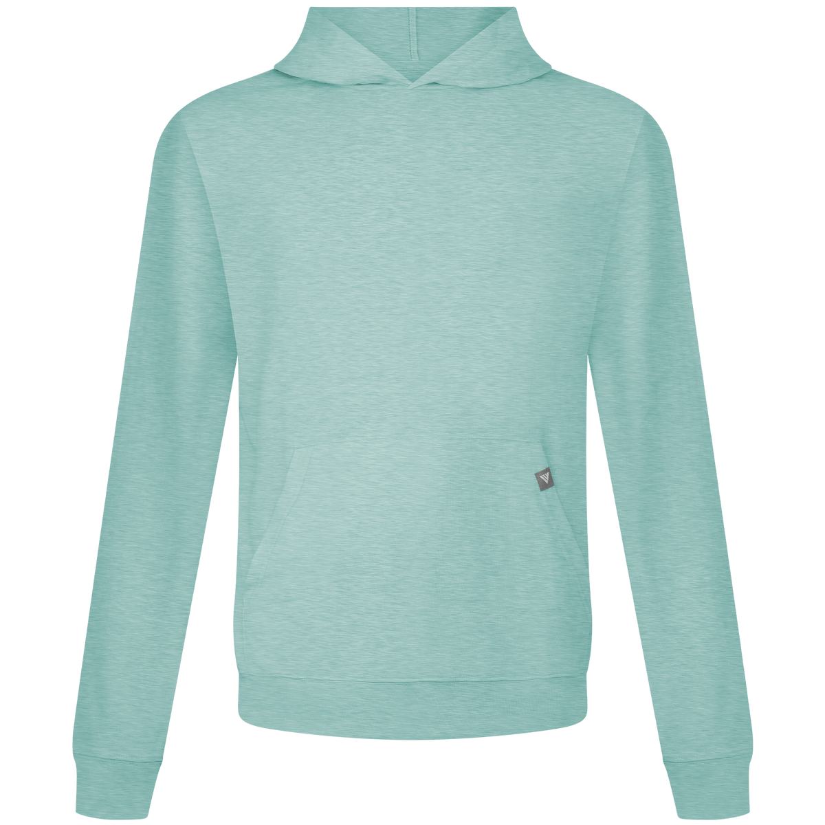 Levelwear Relay T-Shirt Hoodie - Mens - Heather Beach Glass