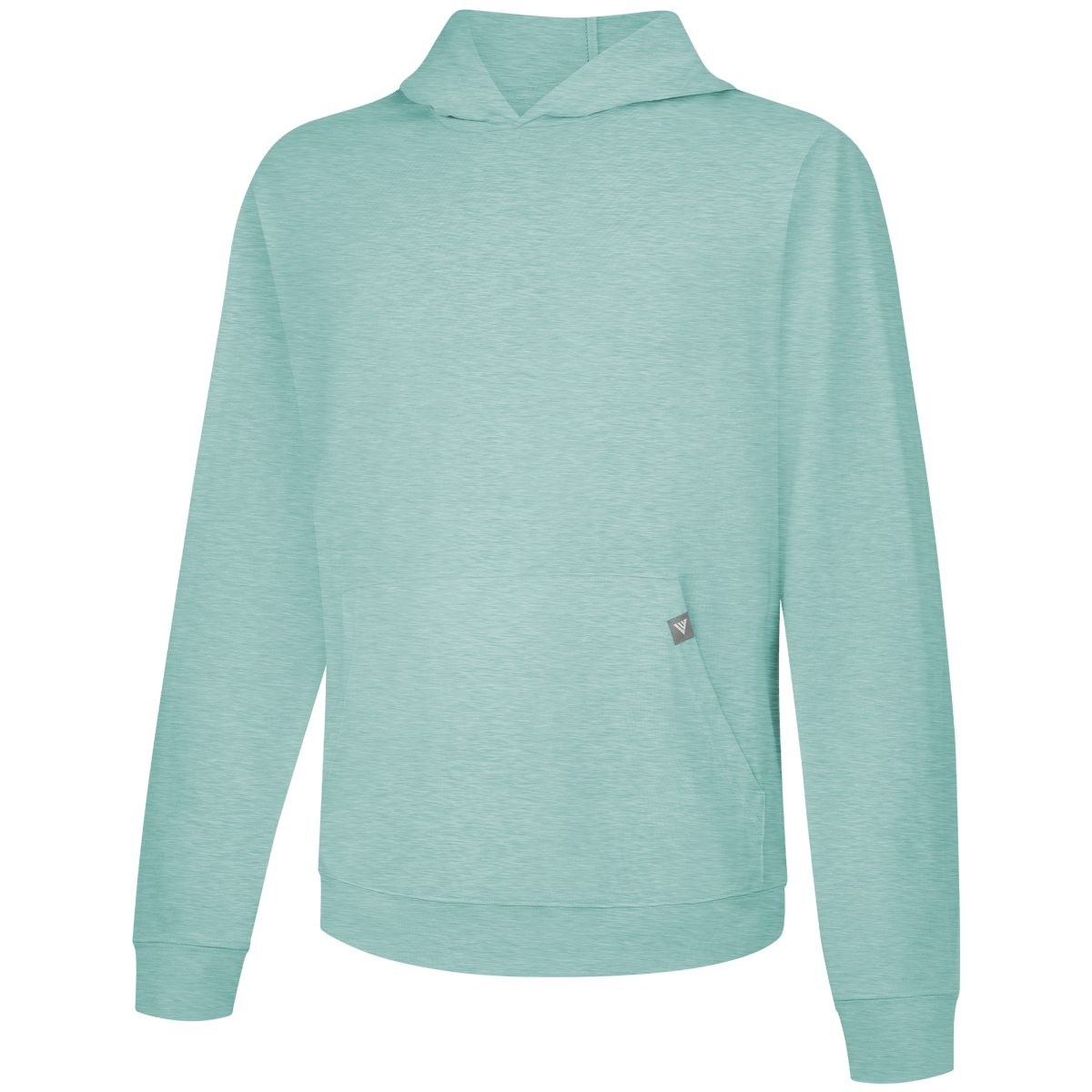 Levelwear Relay T-Shirt Hoodie - Mens - Heather Beach Glass