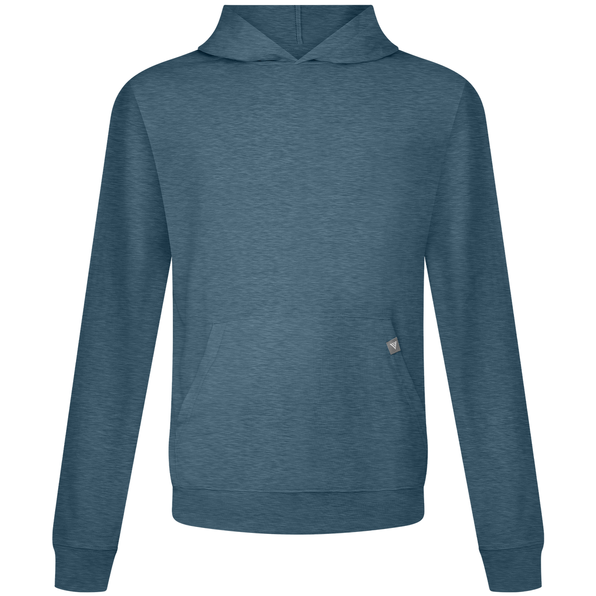 Levelwear Relay T-Shirt Hoodie - Mens - Heather Blue Fusion