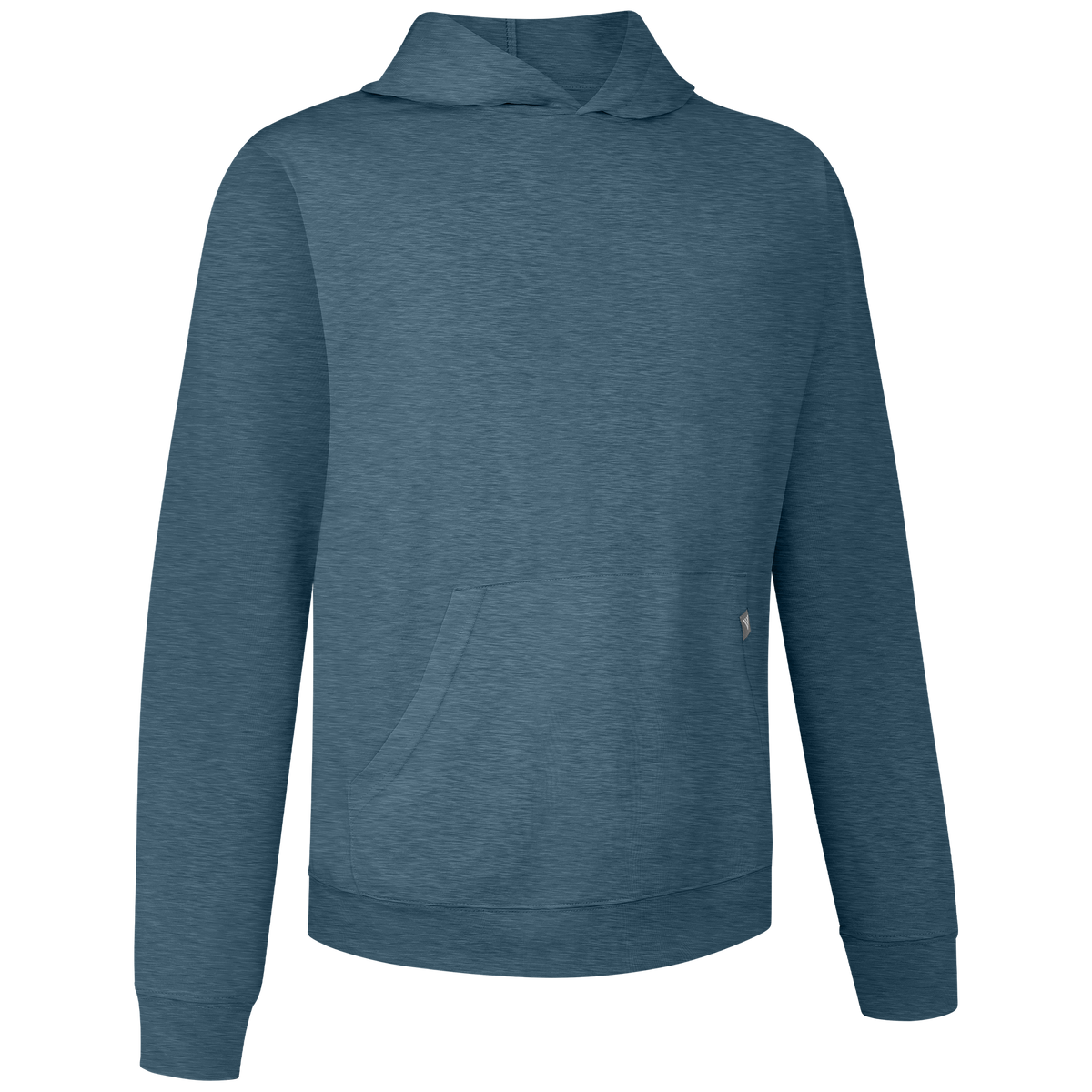 Levelwear Relay T-Shirt Hoodie - Mens - Heather Blue Fusion