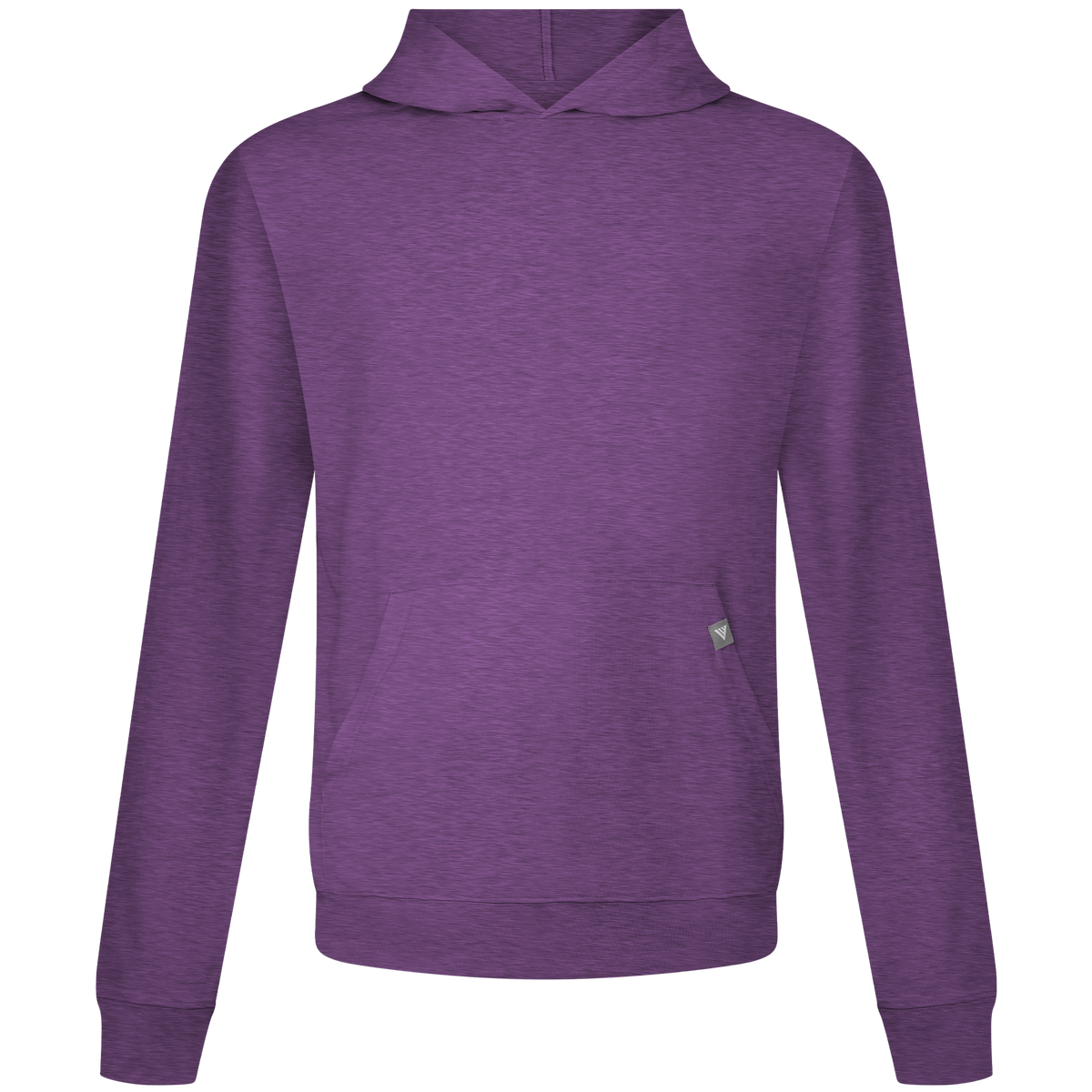 Levelwear Relay T-Shirt Hoodie - Mens - Heather Bordeaux