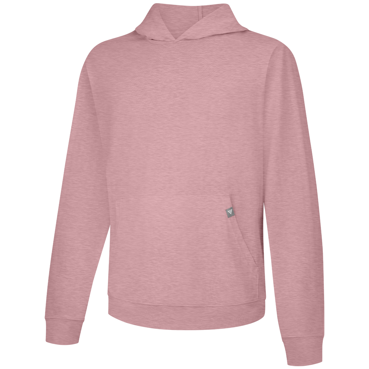 Levelwear Relay T-Shirt Hoodie - Mens - Heather Bridal Rose