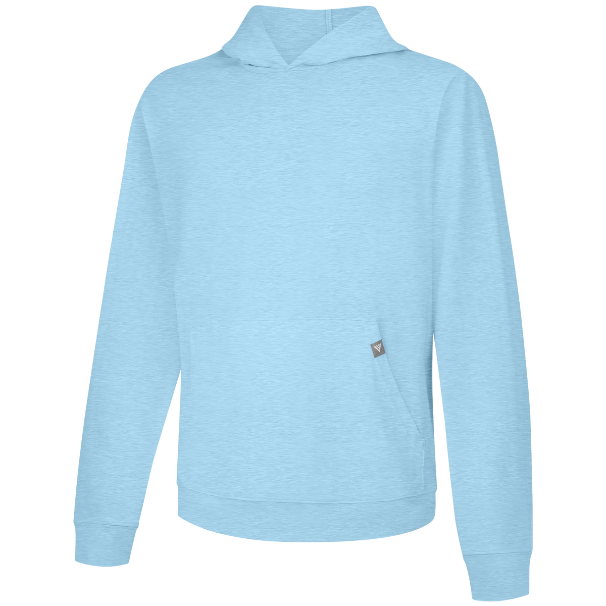 Levelwear Relay T-Shirt Hoodie - Mens - Heather Cool Breeze