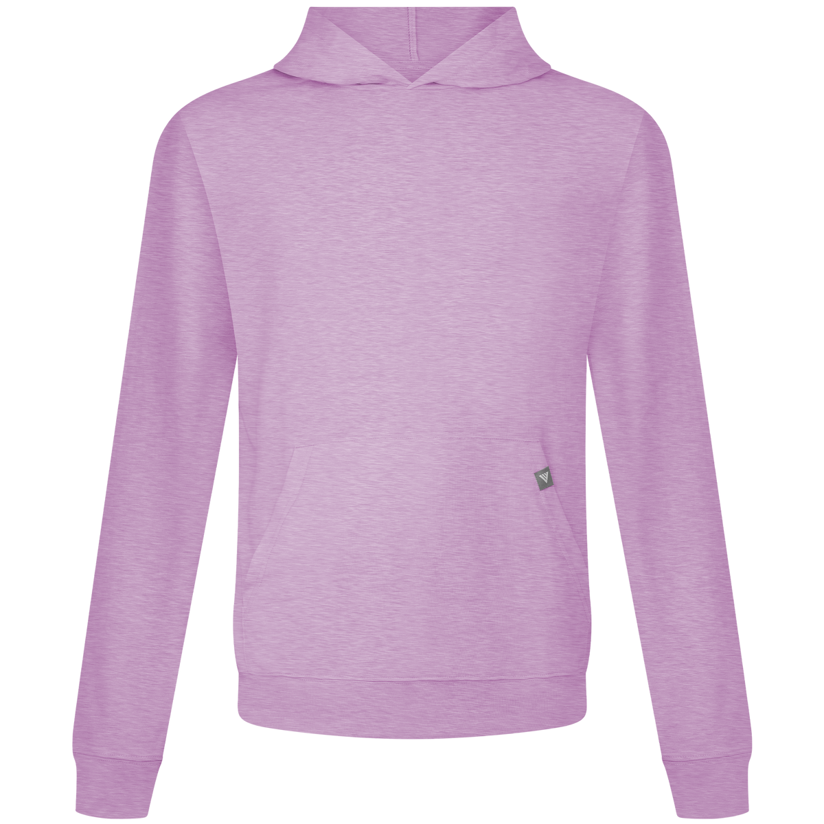 Levelwear Relay T-Shirt Hoodie - Mens - Heather Cyclamen