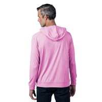 Levelwear Relay T-Shirt Hoodie - Mens - Heather Cyclamen