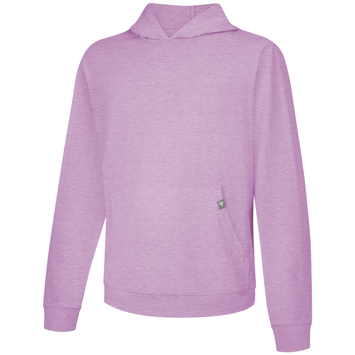 Levelwear Relay T-Shirt Hoodie - Mens - Heather Cyclamen