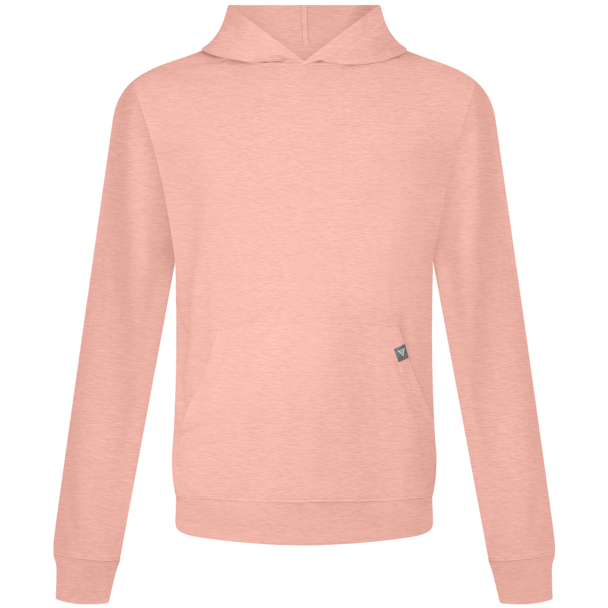 Levelwear Relay T-Shirt Hoodie - Mens - Heather Glowing Pink