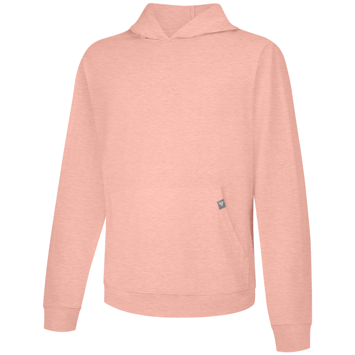 Levelwear Relay T-Shirt Hoodie - Mens - Heather Glowing Pink