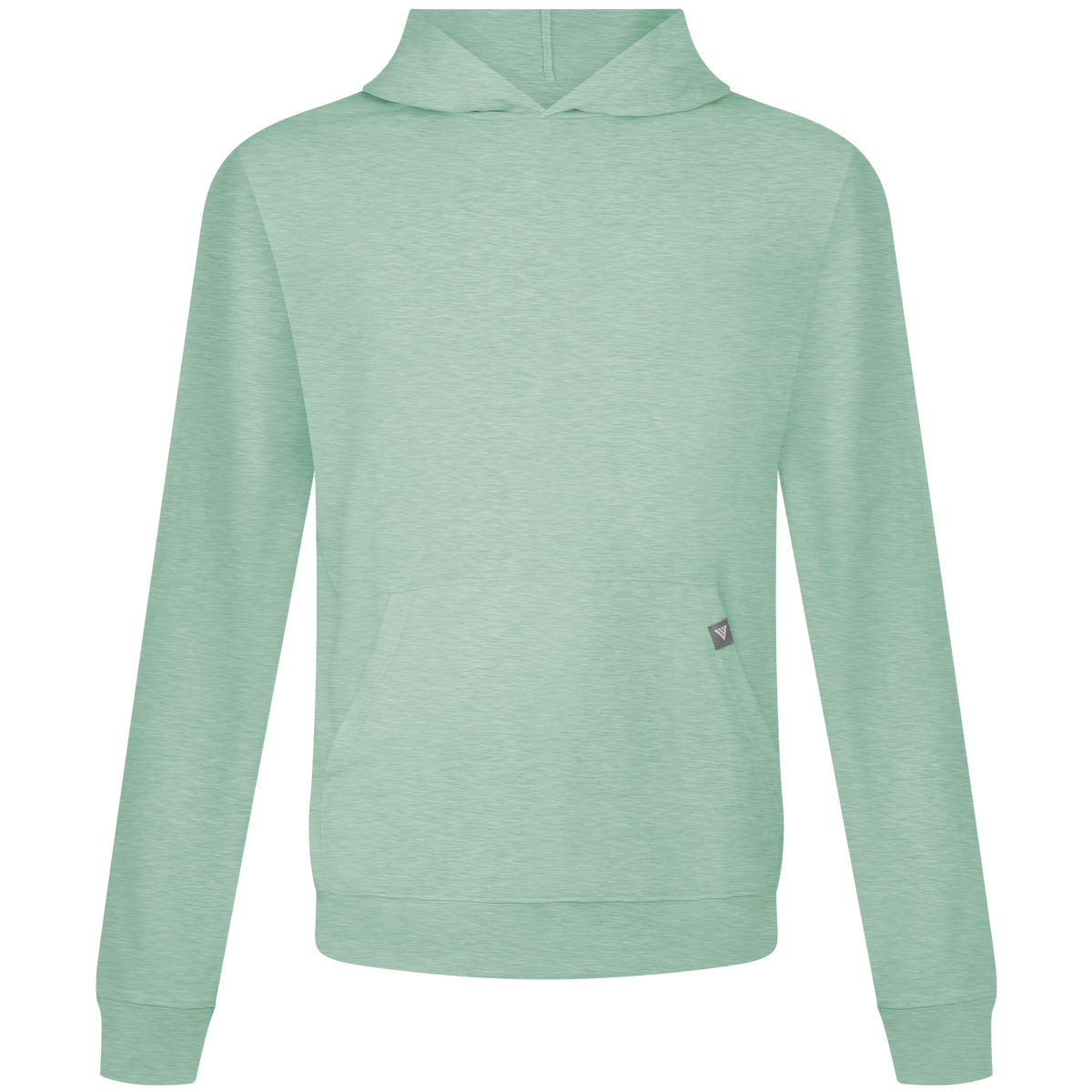 Levelwear Relay T-Shirt Hoodie - Mens - Heather Green Tea