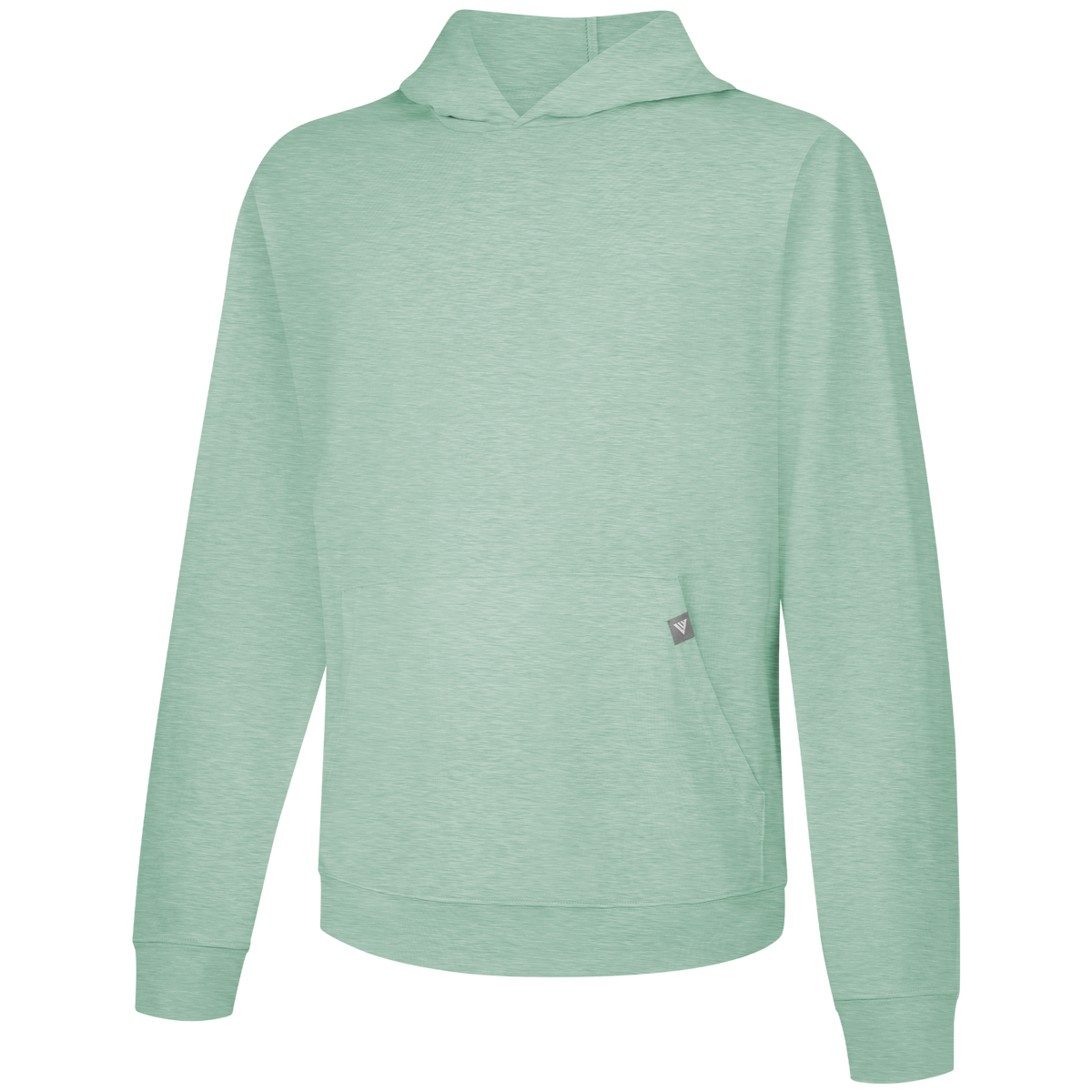 Levelwear Relay T-Shirt Hoodie - Mens - Heather Green Tea