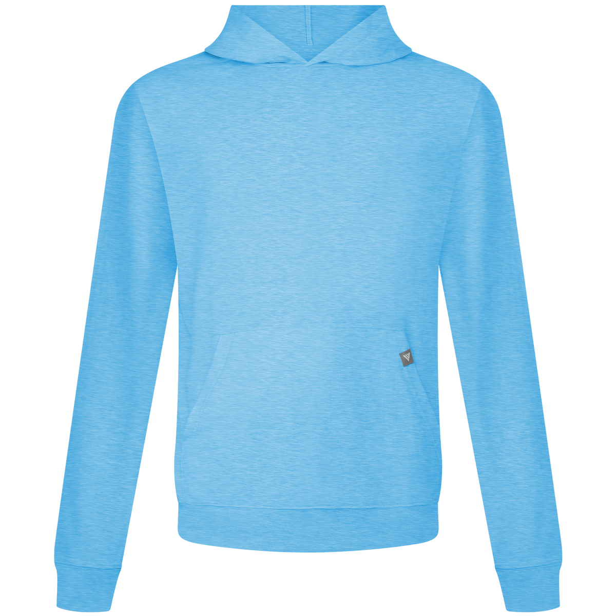 Levelwear Relay T-Shirt Hoodie - Mens - Heather Norse Blue