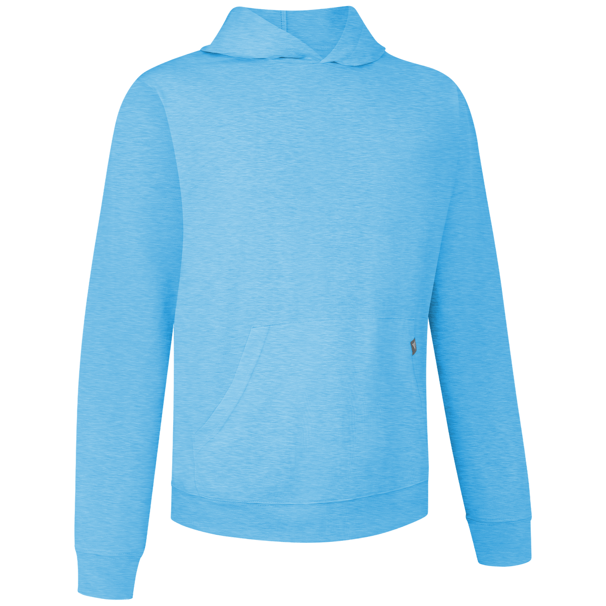 Levelwear Relay T-Shirt Hoodie - Mens - Heather Norse Blue