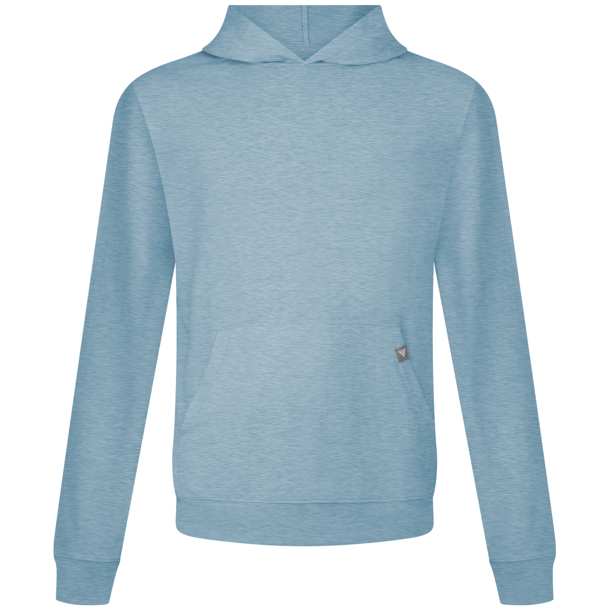 Levelwear Relay T-Shirt Hoodie - Mens - Heather Overcast