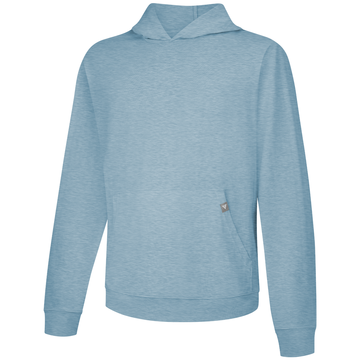 Levelwear Relay T-Shirt Hoodie - Mens - Heather Overcast