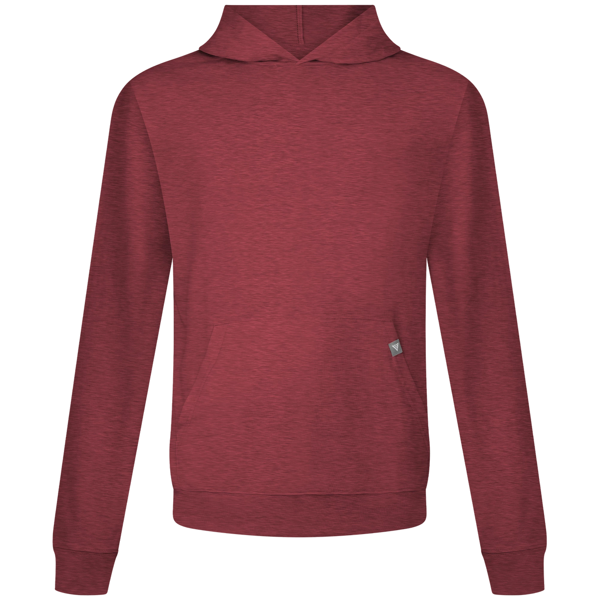 Levelwear Relay T-Shirt Hoodie - Mens - Heather Red Ochre