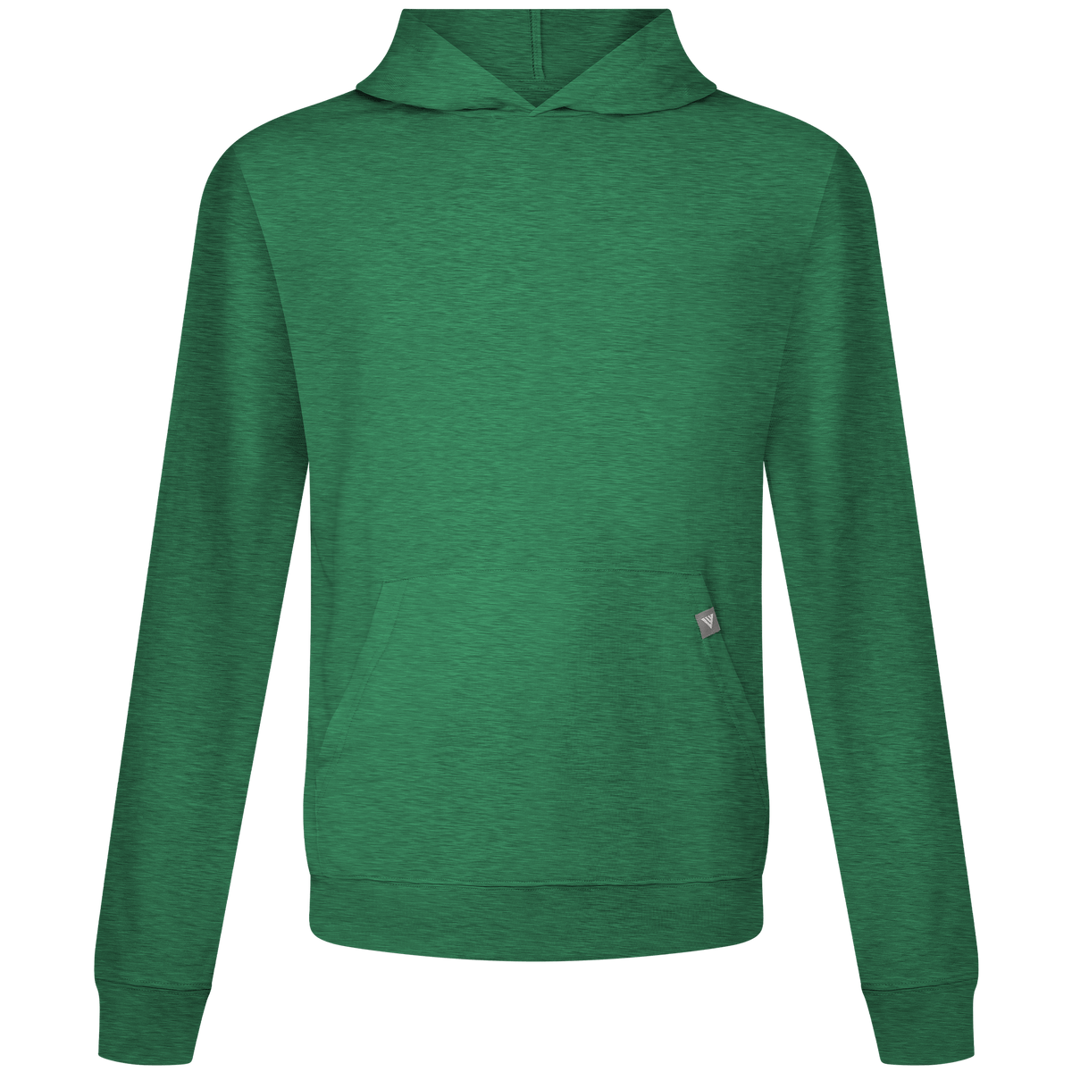 Levelwear Relay T-Shirt Hoodie - Mens - Heather Rider Green