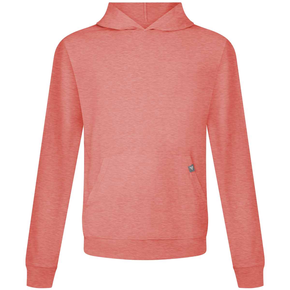 Levelwear Relay T-Shirt Hoodie - Mens - Heather Shell Pink