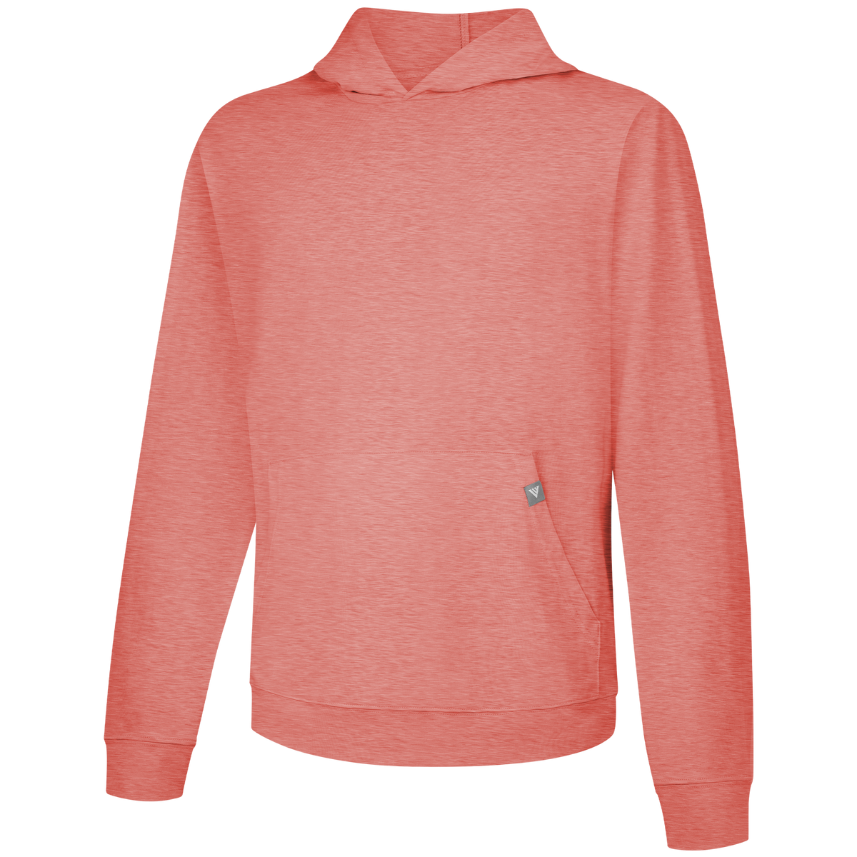 Levelwear Relay T-Shirt Hoodie - Mens - Heather Shell Pink