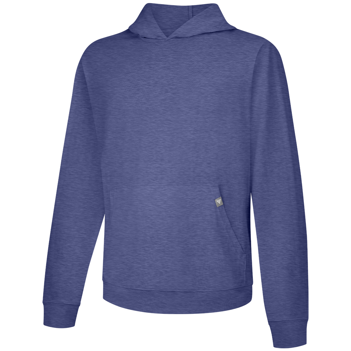 Levelwear Relay T-Shirt Hoodie - Mens - Heather Skipper Blue