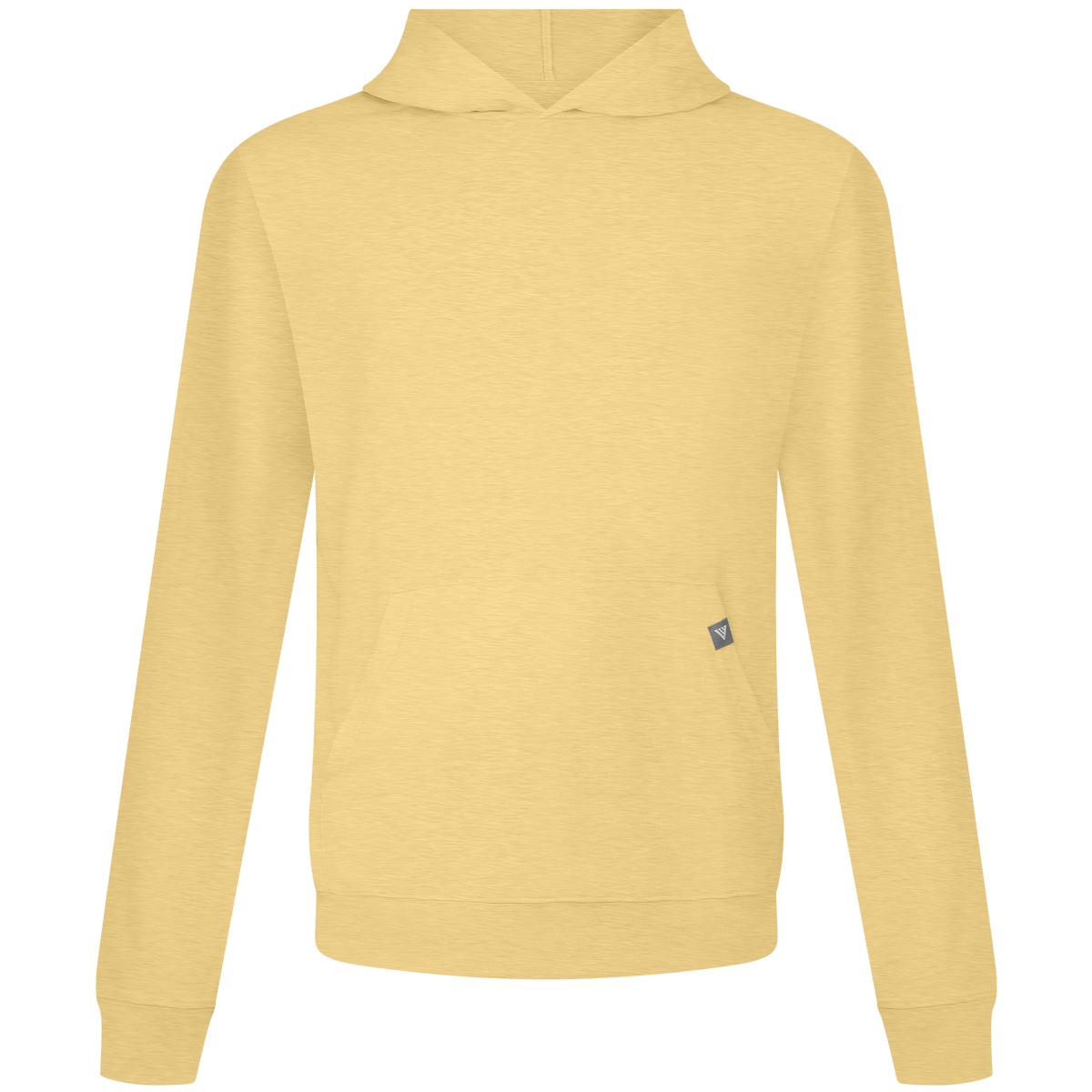 Levelwear Relay T-Shirt Hoodie - Mens - Heather Solar Zest