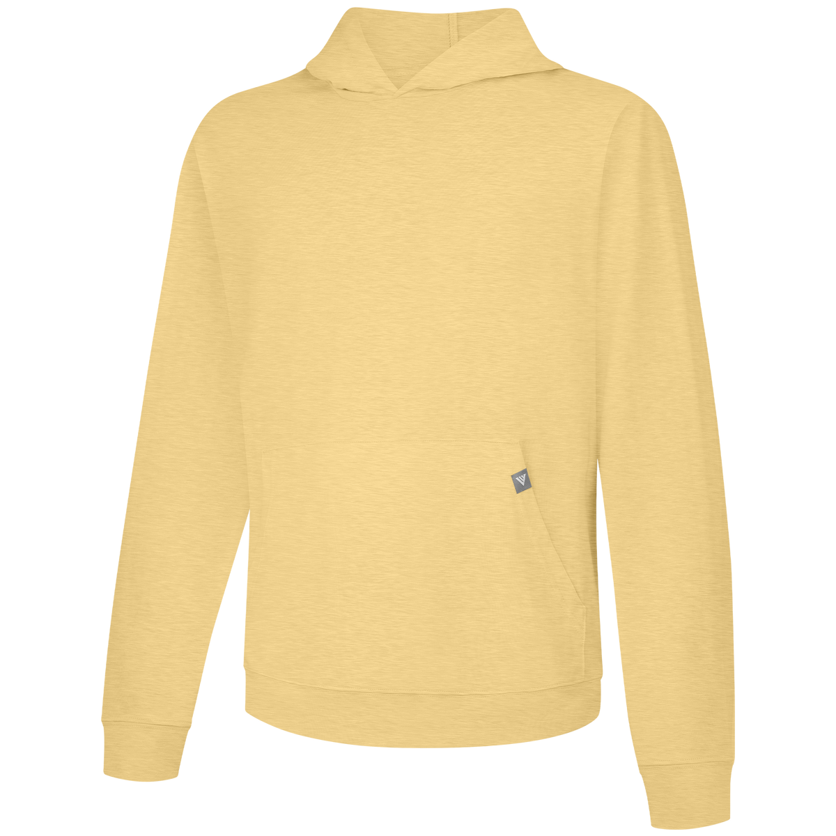 Levelwear Relay T-Shirt Hoodie - Mens - Heather Solar Zest