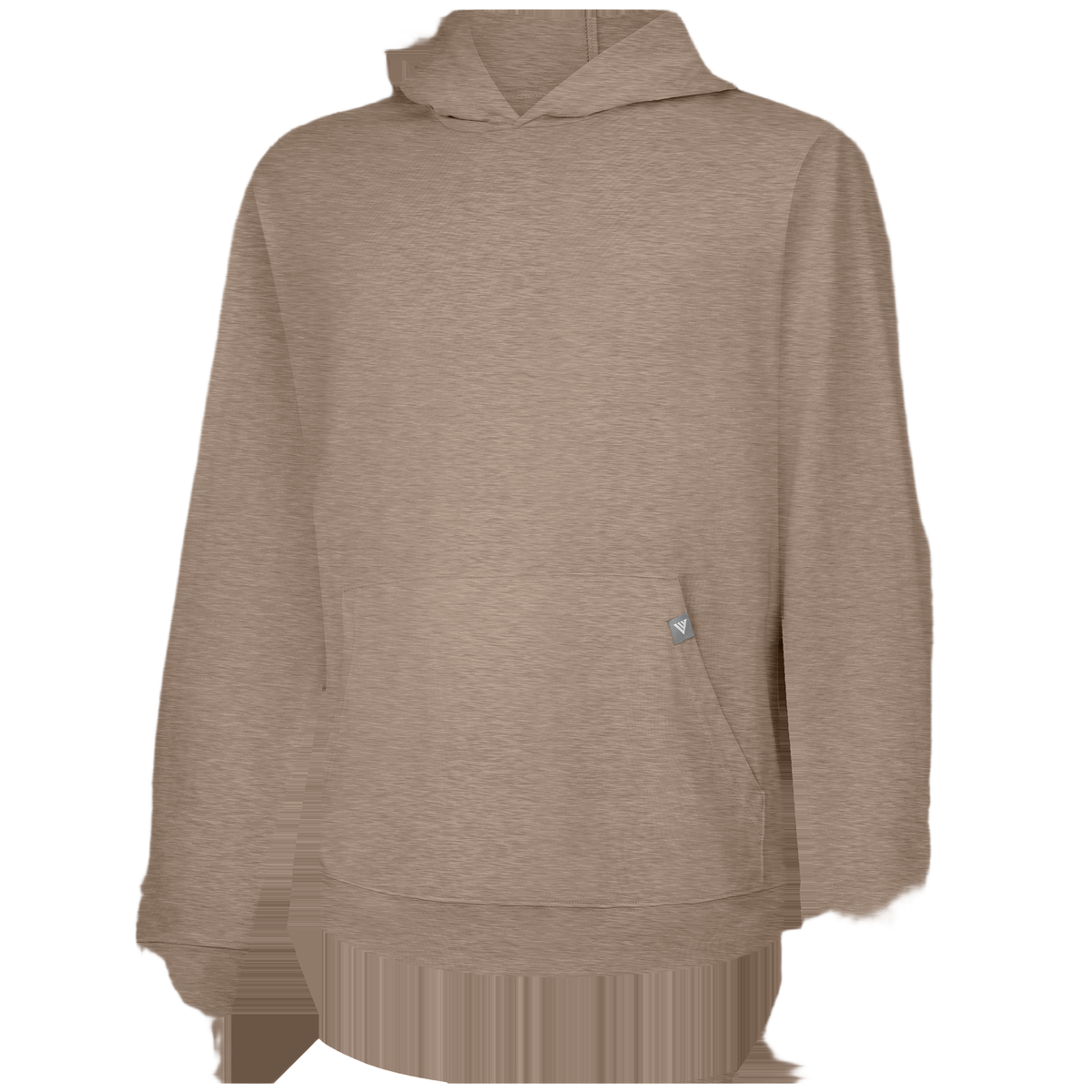Levelwear Relay T-Shirt Hoodie - Mens - Heather Warm Taupe