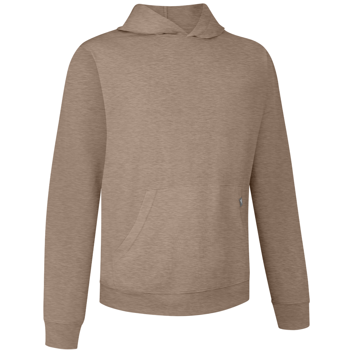 Levelwear Relay T-Shirt Hoodie - Mens - Heather Warm Taupe