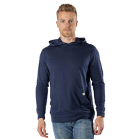 Levelwear Relay T-Shirt Hoodie - Mens - Navy