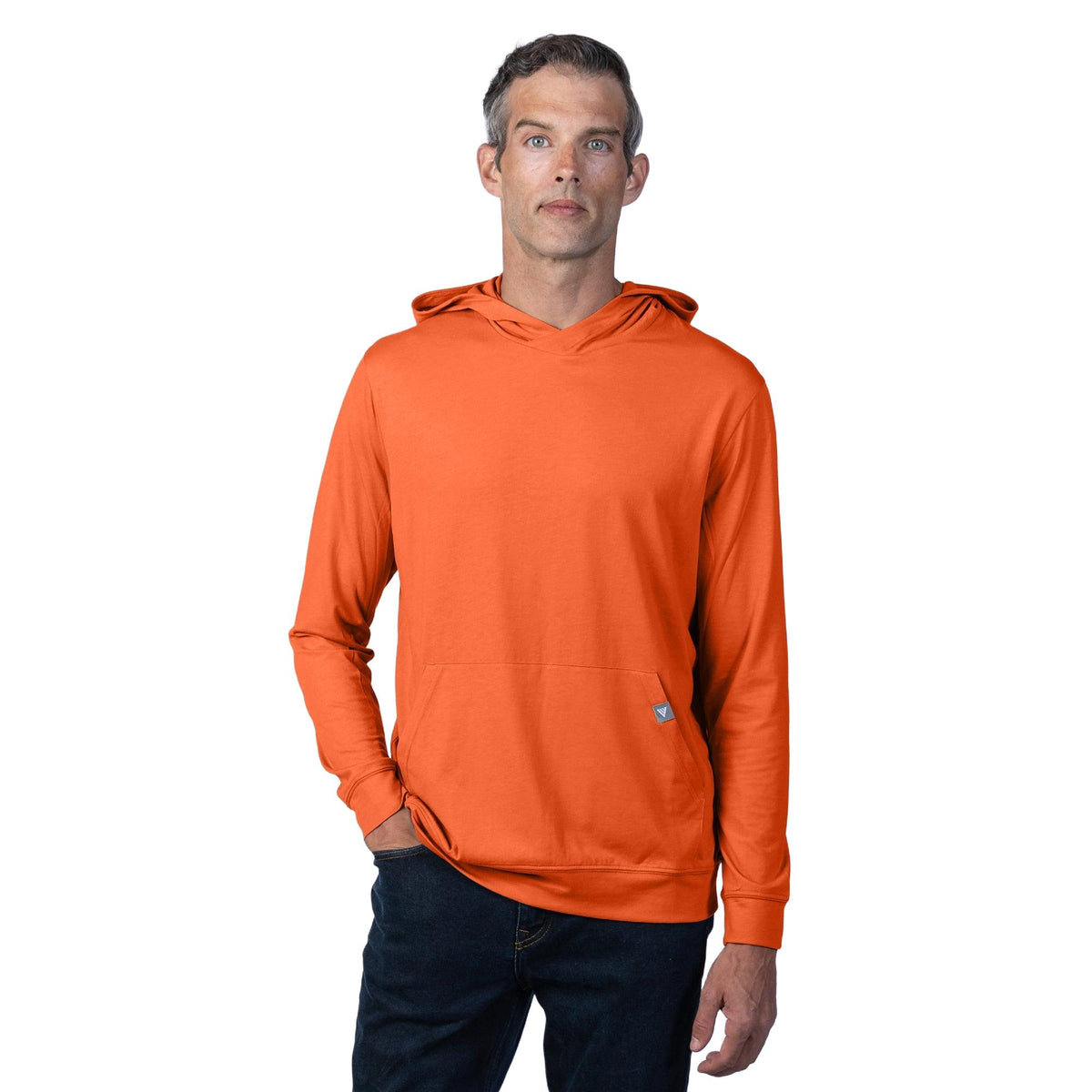 Levelwear Relay T-Shirt Hoodie - Mens - Orange