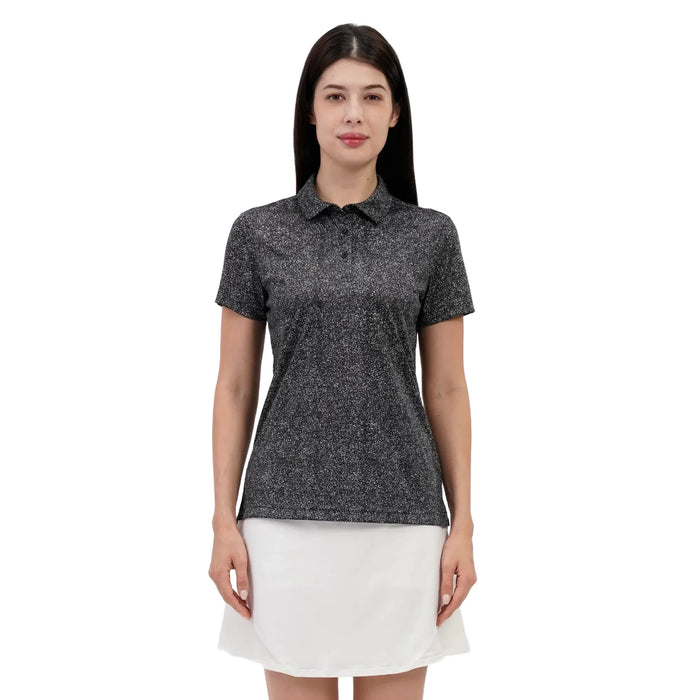 Custom Logo Levelwear Speckle Polo - Womens