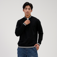 Levelwear Sportsman 1/4 Zip - Mens - Black