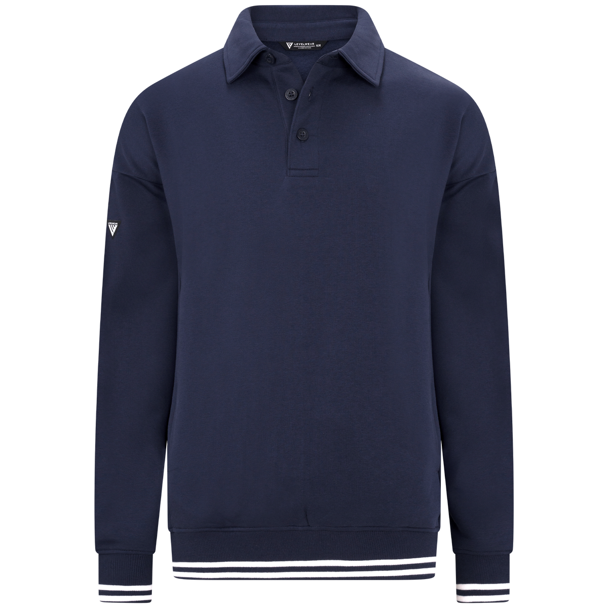 Levelwear Sportsman Fleece Top - Mens - Navy