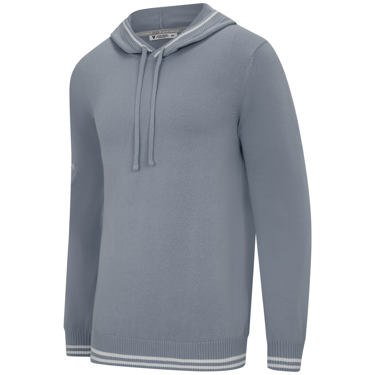 Levelwear Sportsman Knit Hoodie - Mens - Pebble