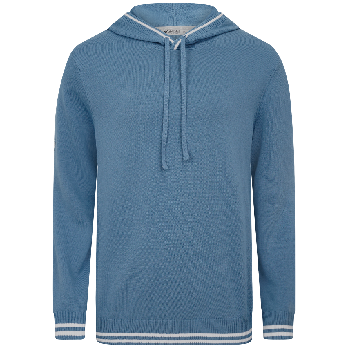 Levelwear Sportsman Knit Hoodie - Mens - Blue Heaven