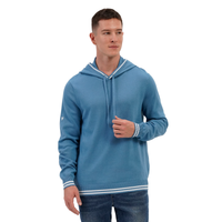Levelwear Sportsman Knit Hoodie - Mens - Blue Heaven