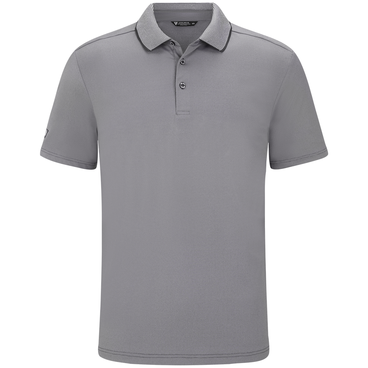 Levelwear Thorne Polo - Mens - Charcoal