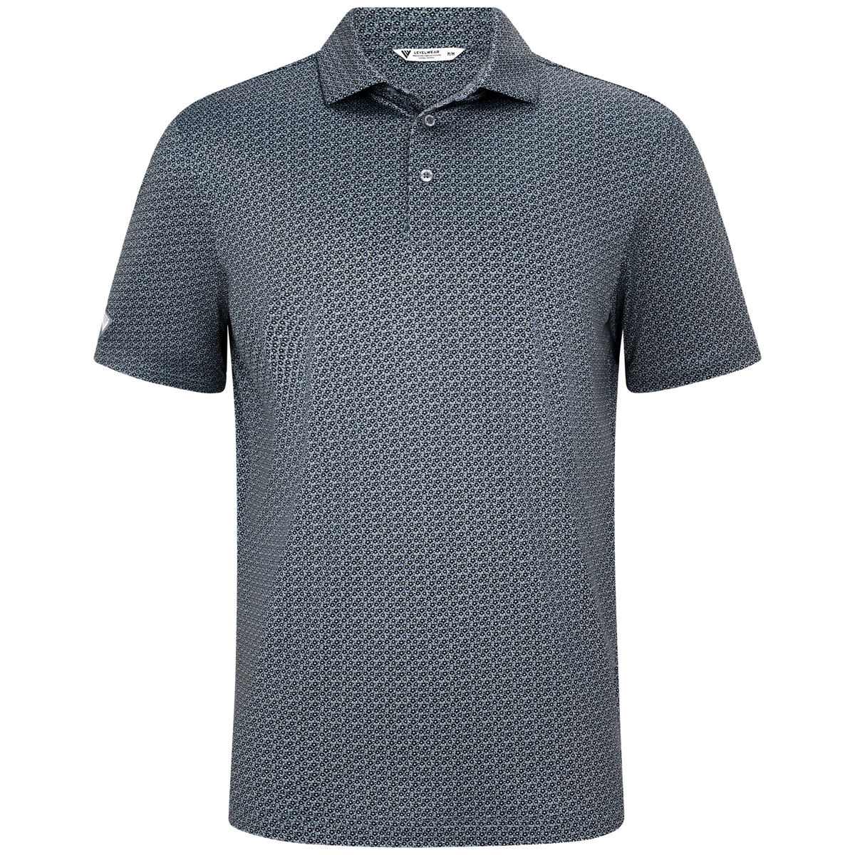 Levelwear Wildflower Polo - Mens - Pebble / Black
