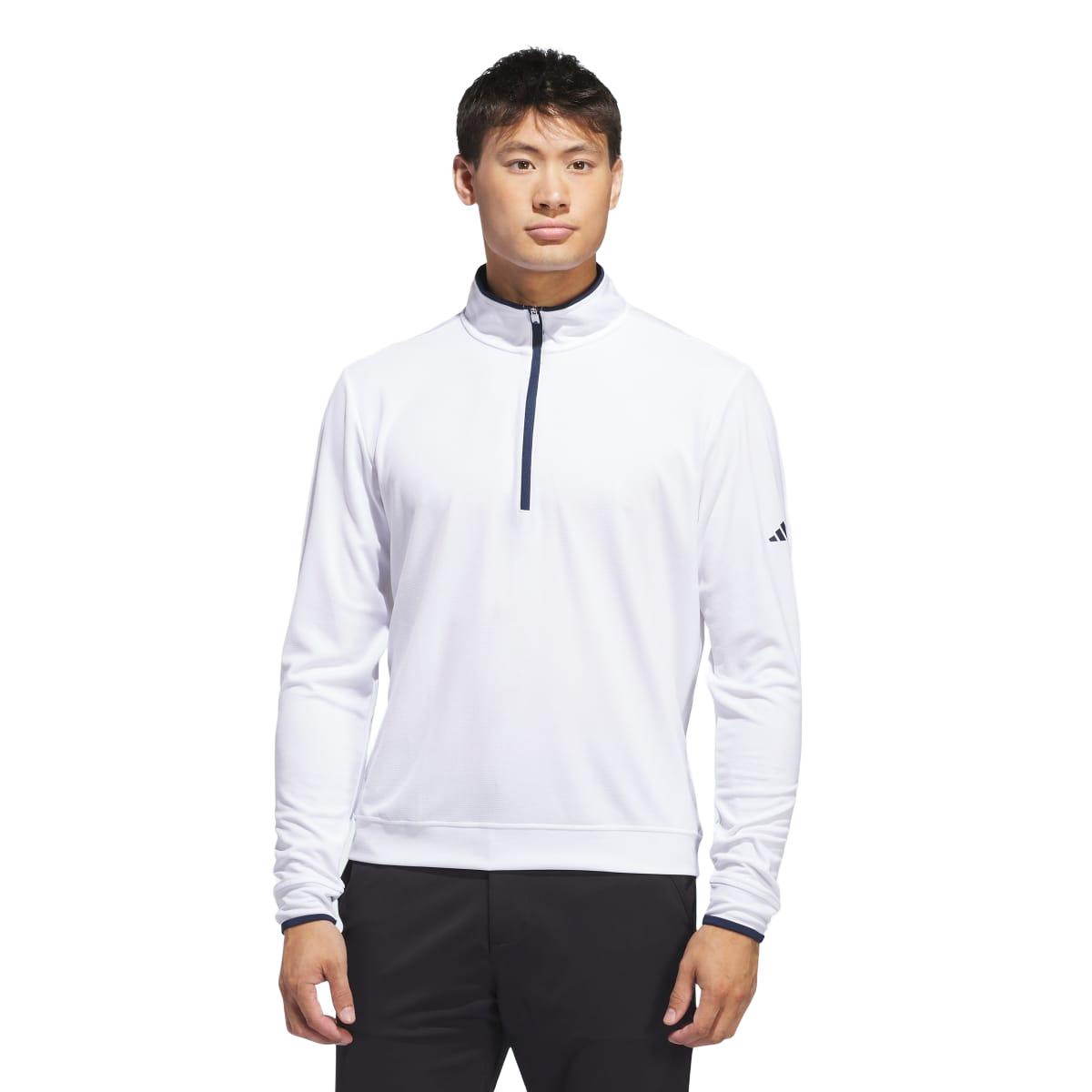 Adidas Lightweight Half-Zip Top - White