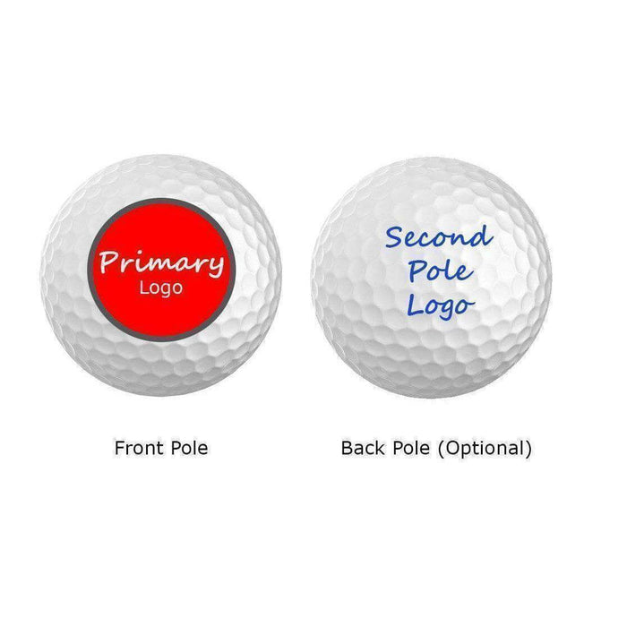 Logo Golf Ball - Second Pole Decoration - Flash Printing