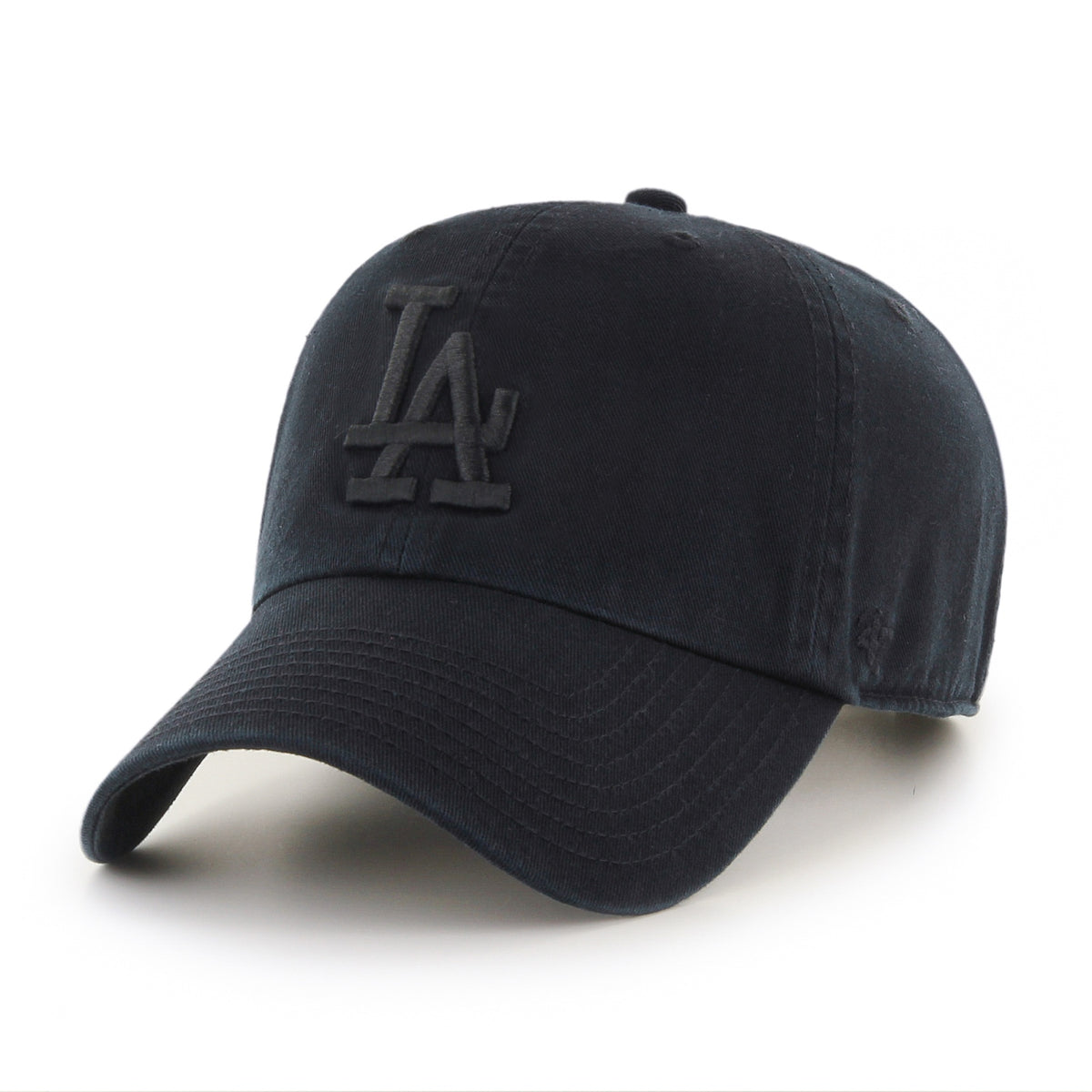 Los Angeles Dodgers '47 Clean Up Cap - Black on Black