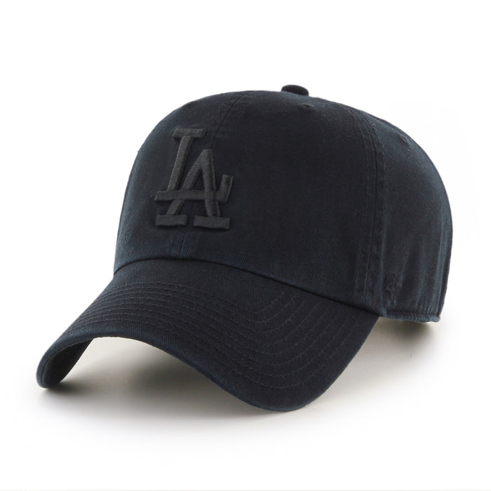 Los Angeles Dodgers '47 Clean Up Cap - Black on Black