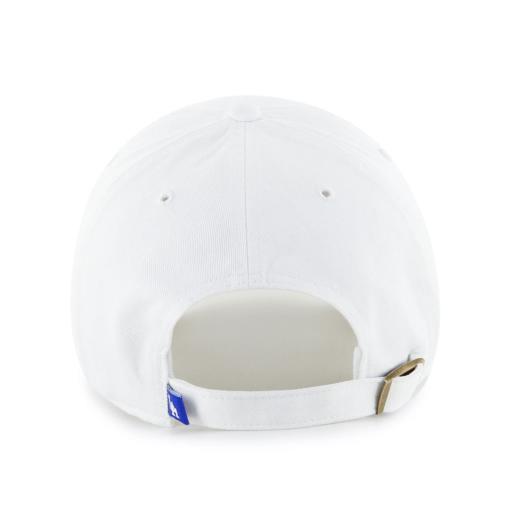 Los Angeles Dodgers '47 Clean Up Cap - White with Team Colour Logo