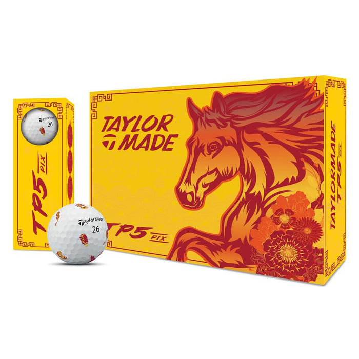 Taylormade TP5/TP5x Lunar New Year Golf Balls - One Dozen