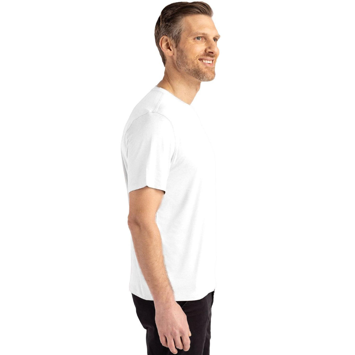 Cutter & Buck Coastline Recycled Double Peached Mens Short Sleeve Tee