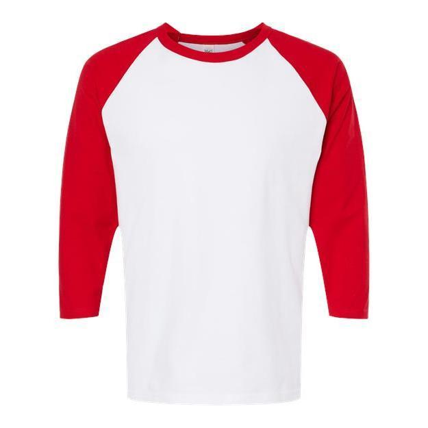 M&O Raglan Three-Quarter Sleeve Baseball T-Shirt
