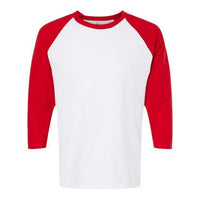 M&O Raglan Three-Quarter Sleeve Baseball T-Shirt