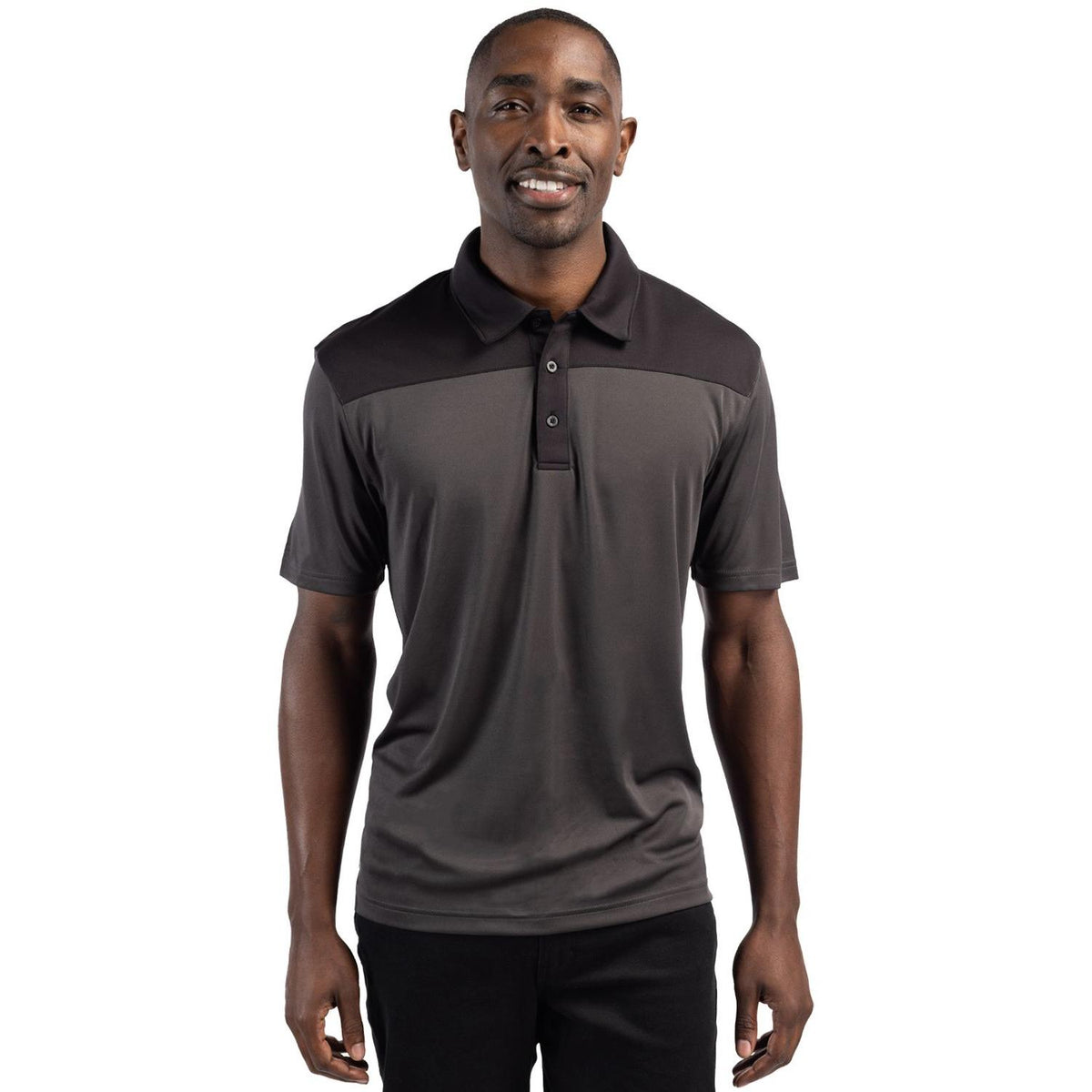 Clique Parma Colorblock Tech Jersey Mens Polo